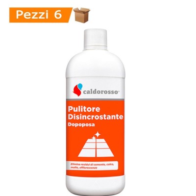 Multipack da 6 Disincrostanti Dopoposa Pulitori Concentrati Base Acida da 1 lt Ciascuno