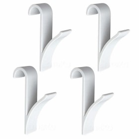 Gancio Appendiabito Bianco per Radiatore Confezione 4 Pezzi