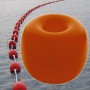 Boa Foro Passante Arancio mm 170 Segnalazione Nautica Corsie di Lancio