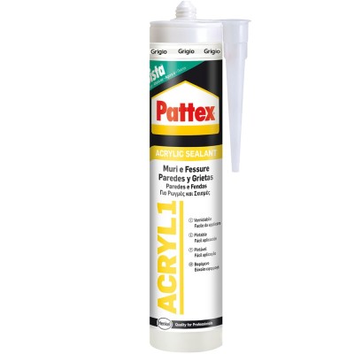 Pattex Acril One Grigio per Muri e Fessure 300 ml