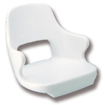 Poltroncina Modello Captain Bianca per Barca Gommone Cm 510x400x420