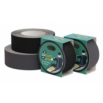 Antisdrucciolo Adesivo Soft Grip Colore Grigio Nastro Metri 4 mm 50 Conformabile