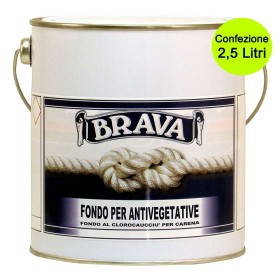 Fondo Per Antivegetative Isolante al Clorocaucciù ad alto spessore Litri 2,5 Brava
