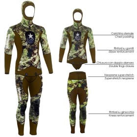 Muta Mimetica Grouper Evo Open Cell mm 5 Taglia XL Abysstar