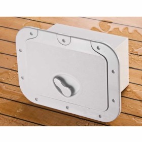 Sportello Contenitore Stagno in ASS mm 275x375 Bianco Ral 9010