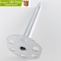 Tasselli Acciaio zincato fissaggio pannelli isolanti Diametro mm 8 Lunghezza mm 80 Multipack 180 Pezzi