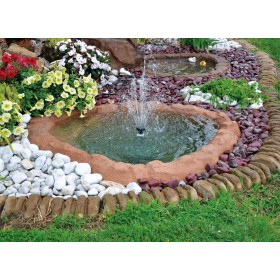 Bacino Modello Poggio Giardini d'Acqua Dimensioni Lunghezza 135x118 cm Profondità cm 38 Capacità litri 250