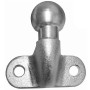 Gancio Per Traino Zincato Per Aggancio Carrello Da Imbullonare