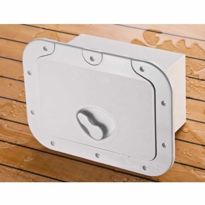 Sportello Contenitore Stagno in ASS mm 275x375 Bianco Ral 9003