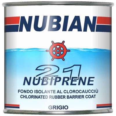 Nubiprene21 Fondo Isolante al Clorocaucciù Nubian Per Scafi In Legno e Metallo Litri 2,5