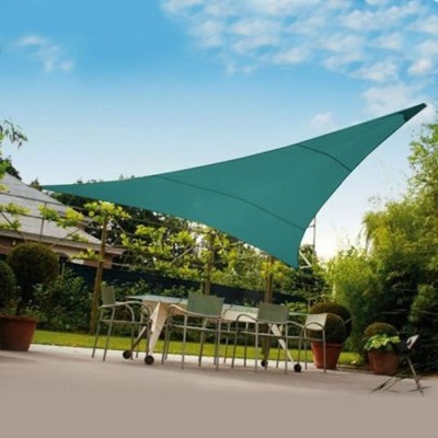 Vele Ombra AMALFI Telo Ombreggiante Parasole Colore Verde 3 x 3 x 3 Metri