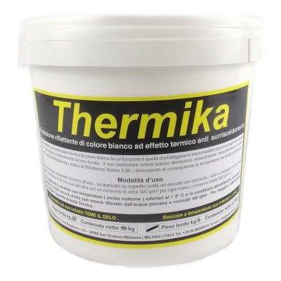 Thermika Vernice Bianca Ad Effetto Termico Protegge le Impermeabilizzazioni Elastik Kg 5