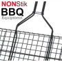 Griglia per Barbecue con Manico Legno NON Stik Professional Equipmen BBQ