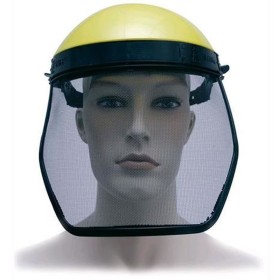 Visiera Protettiva Regolabile Brixo in Rete con Calotta