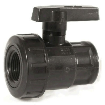 Valvola PE Monoghiera Femmina Femmina 1 Pollice Per impianti Irrigazione DN 25