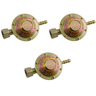 Multipack da 3 Regolatori Di Pressione Per Bombole Gas a GPL 