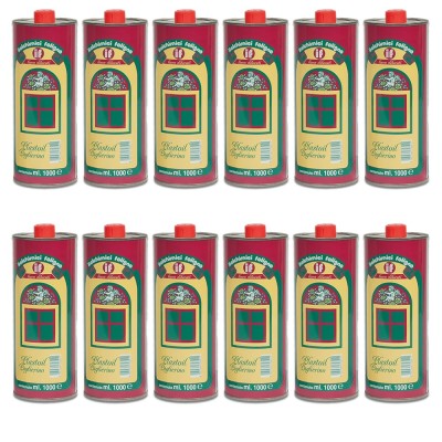 Multipack 12 Litri Olio Paglierino Plastoil Per Mobili Pavimenti Nutre Restauro