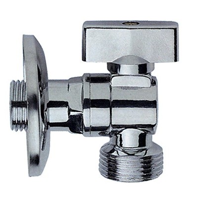 Rubinetto per Lavatrice a Sfera 1/2 Cromato Con Rosetta