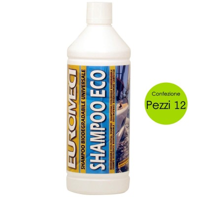 Multipack pezzi 12 Euromeci Shampoo universale 100% biodegradabile Per Nautica