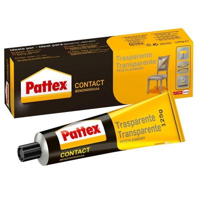 Pattex Contact Transparent Colla Trasparente Confezione da 125 Grammi
