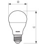 Lampadina Philips Corepro 7,5 Watt E37 Classe A+ Bianco Caldo LED 4000K