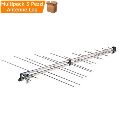 Multipack Pezzi 5 Antenne TV Logaritmiche Periodiche LP345HV Fracarro Antenne per LCD