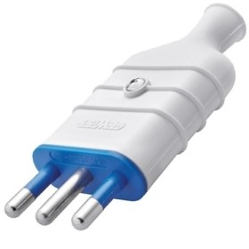 Spine Volanti 2P+T 16A Bianca GW28005 Gewiss Multipack 10 Pezzi