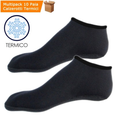 Calzerotti Termici in Neoprene 10 Paia Numero 44 - 45 Per le Giornate Fredde