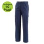 Multipack da 10 pz TG. XL Pantaloni da Lavoro Work Professional Multitasche Blu