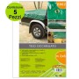 Multipack 5 pz Telone Occhiellato Copritutto Verde 120 gr metri 2x6