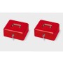 Multipack da 2 Cassette Portavalori Con Portamonete Rosse Dimensioni 25 Centimetri
