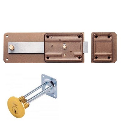 Serratura Ferroglietto Iseo 320 Giri 7 mm 60 Cilindro esterno staccato