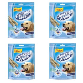 Multipack da 4 Dental Fresh Friskies Purina per Cani di Taglia Medio Grande Confezione da 7 Sticks Ciascuna