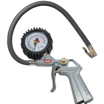PISTOLA CON MANOMETRO PER GONFIAGGIO DOPPIO ATTACCO VALEX