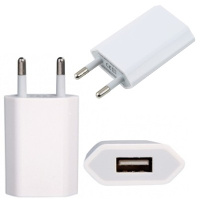 ADATTATORE 5V USB 1A SMARTPHONE TABLET MP3