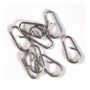 OVAL SPLIT RING ANELLI OVALI INOX SPACCATI MM 21 PZ 10