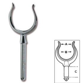 SCALMO OTTONE OTTONE CROMATO PER BARCA