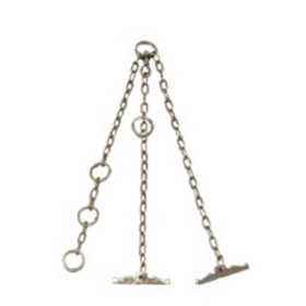 LEGAME BOVINI CATENA GENOVESE TRE CAPI UGUALI MM 4,4 N 20