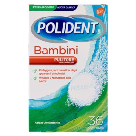 Polident Compresse Effervescenti per Bambini Confezione da 36 Compresse