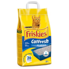 Lettiera Friskies Cat Fresh Classic Ideale per Gatti in Confezione da 8 Litri