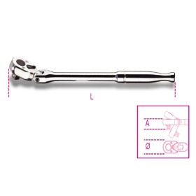 CRICCHETTO REVERSIBILE SNODATO IMPUGNATURA IN METTALO BETA