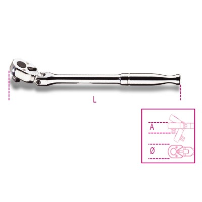 CRICCHETTO REVERSIBILE SNODATO IMPUGNATURA IN METTALO BETA