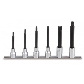 SERIE DI 6 CHIAVI A BUSSOLA X VITI CON IMPRONTA TORX BETA