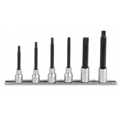 SERIE DI 6 CHIAVI A BUSSOLA X VITI CON IMPRONTA TORX BETA