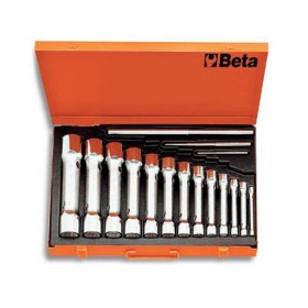 13 CHIAVI A TUBO DOPPIE POLIGONALI SERIE PESANTE IN CASSETTA