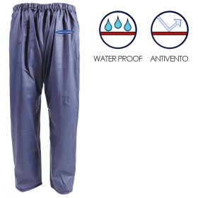 PANTALONE PVC GOMMATO IMPERMEABILE TEGLIA L