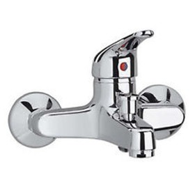 GRUPPO VASCA MONOCOMANDO MISCELATORE CROMATO