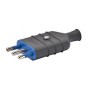 Spina Volante GW28006 2P+T 16A Grigia