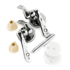 CERNIERA PER SEDILE WC CON PERNO SNODO 2 PEZZI