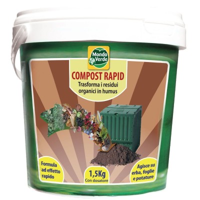 Attivatore Accelleratore Rapido di Compostaggio Compostiera Da Kg 1,5 Mondo Verde